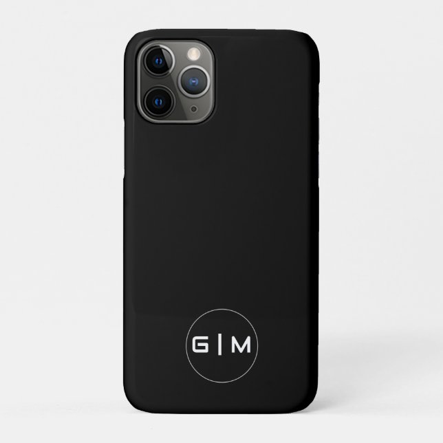 Customizable initials name Case-Mate iPhone case (Back)
