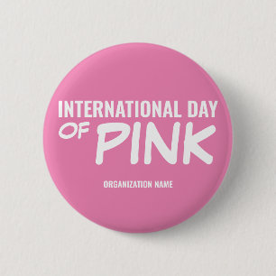 Customizable International Day of Pink Button