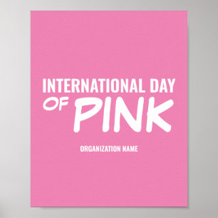 Customizable International Day of Pink Poster