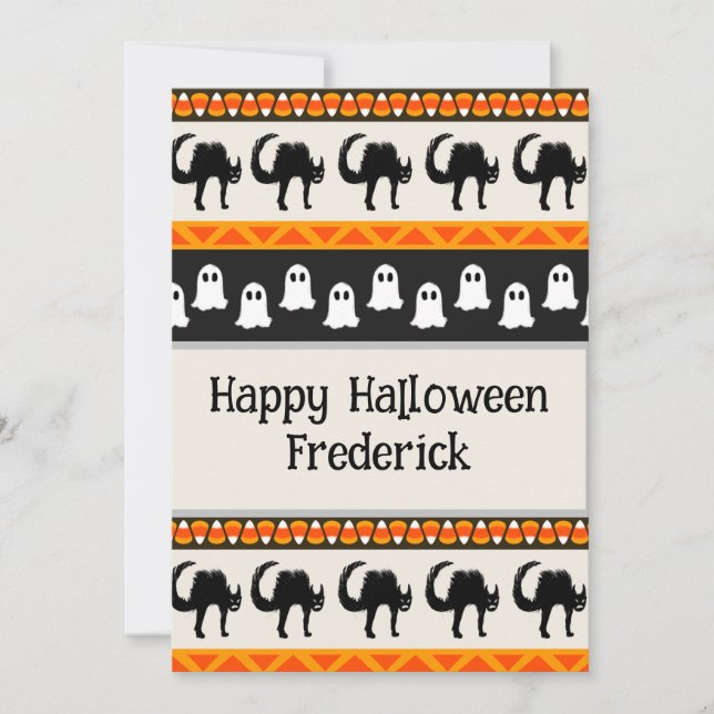 Customizable invitation for Halloween party. (Front)