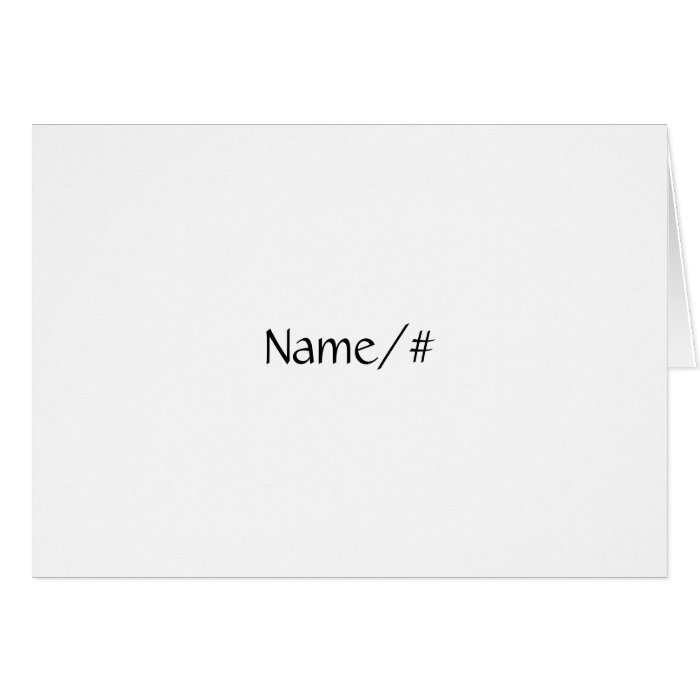 Customizable Invitation Sets Placecard