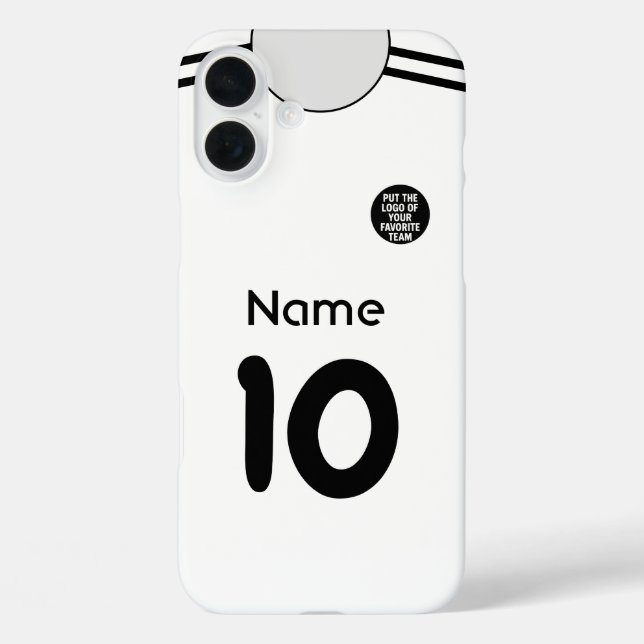 Customizable iPhone 16 Plus Case | Add Your Name,  (Back)