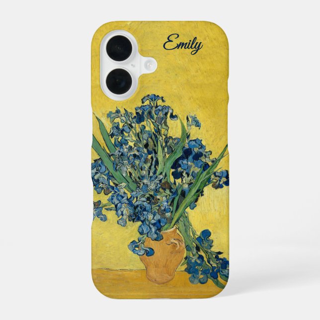 Customizable Irises by Vincent van Gogh  iPhone Case (Back)