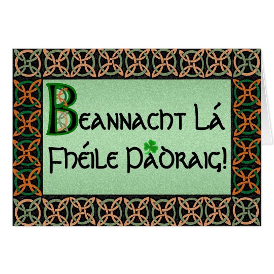 say happy saint patricks day in gaelic