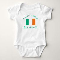 Customizable Irish Patriotic Baby Bodysuit