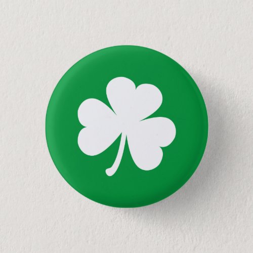 Customizable Irish Shamrock Button