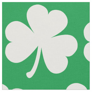 Customizable Irish Shamrock Fabric