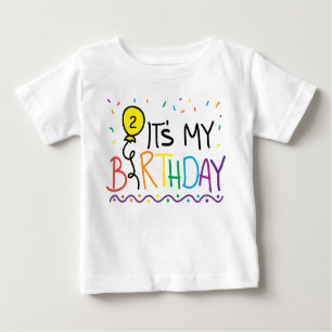 Customizable It's My Birthday Balloon T-Shirt