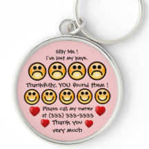 Customizable I've Lost My Keys Keychain