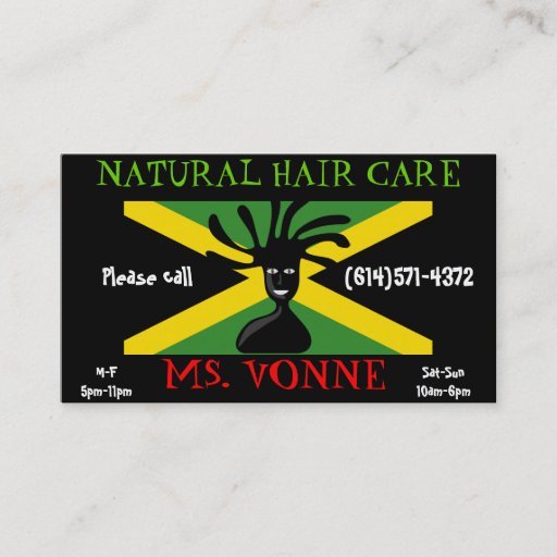Customizable Customizable Jamaica Flag Business Card