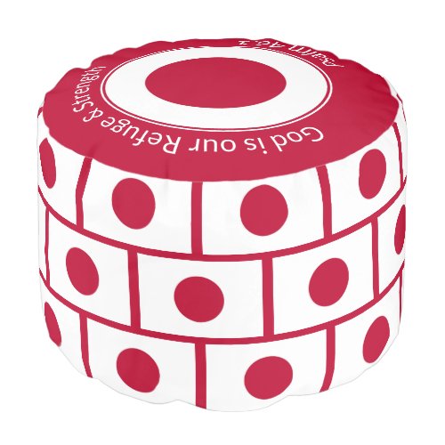 Customizable Japanese FLAG OF JAPAN Pouf