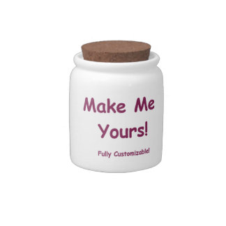 Customizable Jar~ candy and treats ~ Make Me Yours Candy Jar