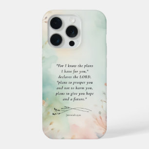 Customizable Jeremiah 29:11 Bible Verse iPhone 15 Pro Case