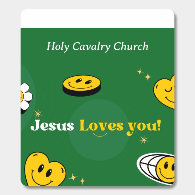 Customizable Jesus Loves Breath Savers Mint Favor (Sticker)