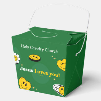 Customizable Jesus Loves You Favor Box