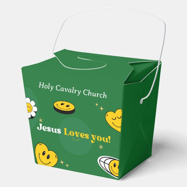 Customizable Jesus Loves You Favor Box (Front)