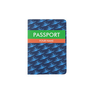 Customizable Jet Plane Passport Holder