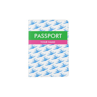 Customizable Jet Plane Passport Holder