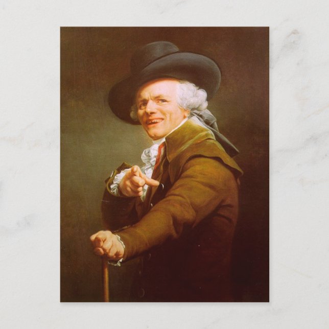 Customizable Joseph Ducreux Postcard (Front)