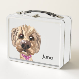 Customizable "Juno" Doodle Dog Lunch Box