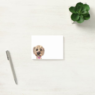 Customizable "Juno" Doodle Dog Post-It Notes