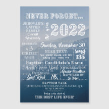 Customizable JW Baptism Gift - Circuit Assembly