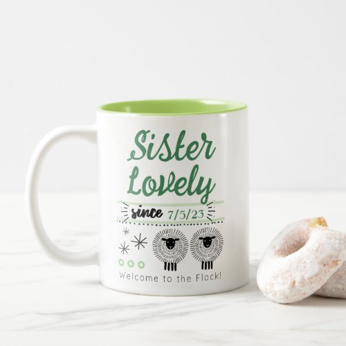 Customizable JW Baptism Gift for Brother or Sister Two_Tone Coffee Mug