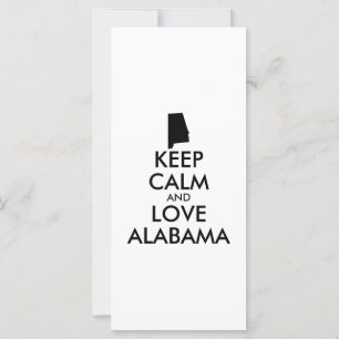 Customizable KEEP CALM and LOVE ALABAMA