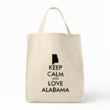 Customizable KEEP CALM and LOVE ALABAMA
