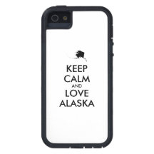 Customizable KEEP CALM and LOVE ALASKA