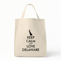 Customizable KEEP CALM and LOVE DELAWARE