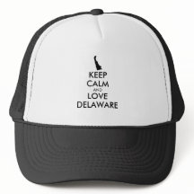 Customizable KEEP CALM and LOVE DELAWARE