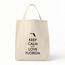 Customizable KEEP CALM and LOVE FLORIDA