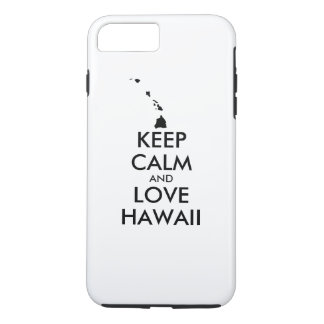 Customizable KEEP CALM and LOVE HAWAII iPhone 8 Plus/7 Plus Case