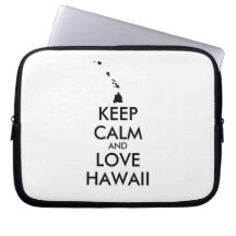 Customizable KEEP CALM and LOVE HAWAII
