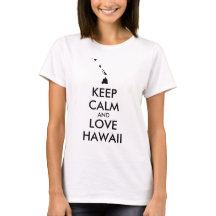 Customizable KEEP CALM and LOVE HAWAII