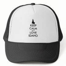 Customizable KEEP CALM and LOVE IDAHO