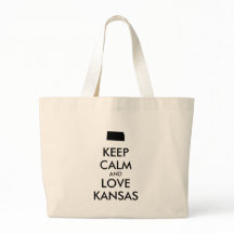 Customizable KEEP CALM and LOVE KANSAS