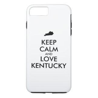 Customizable KEEP CALM and LOVE KENTUCKY iPhone 8 Plus/7 Plus Case
