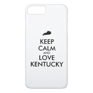 Customizable KEEP CALM and LOVE KENTUCKY iPhone 8 Plus/7 Plus Case