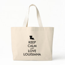Customizable KEEP CALM and LOVE LOUISIANA