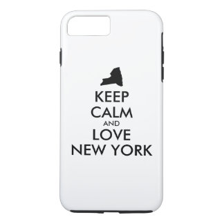 Customizable KEEP CALM and LOVE NEW YORK iPhone 8 Plus/7 Plus Case