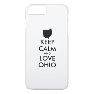 Customizable KEEP CALM and LOVE OHIO iPhone 8 Plus/7 Plus Case