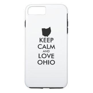 Customizable KEEP CALM and LOVE OHIO iPhone 8 Plus/7 Plus Case
