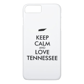 Customizable KEEP CALM and LOVE TENNESSEE iPhone 8 Plus/7 Plus Case