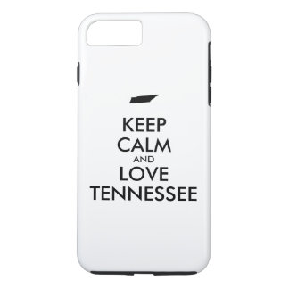 Customizable KEEP CALM and LOVE TENNESSEE iPhone 8 Plus/7 Plus Case