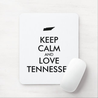 Customizable KEEP CALM and LOVE TENNESSEE Mouse Pad