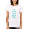 Customizable Keep Calm Shirt for women | Turquoise
