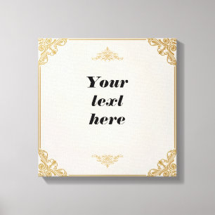 Customizable Keepsake Template for Personalized Me Canvas Print
