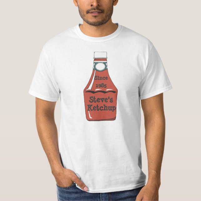 Customizable Ketchup Bottle Shirt (Front)